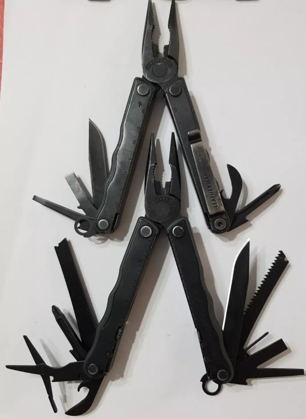 🔥2X Leatherman Black BO Blast Kick With Clip Multitool Retired Rare Collectable