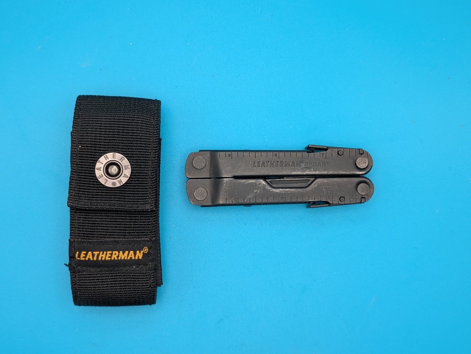 Leatherman Rebar Multi-Tool! Free Shipping! BLACK OXIDE! WITH SHEATH!