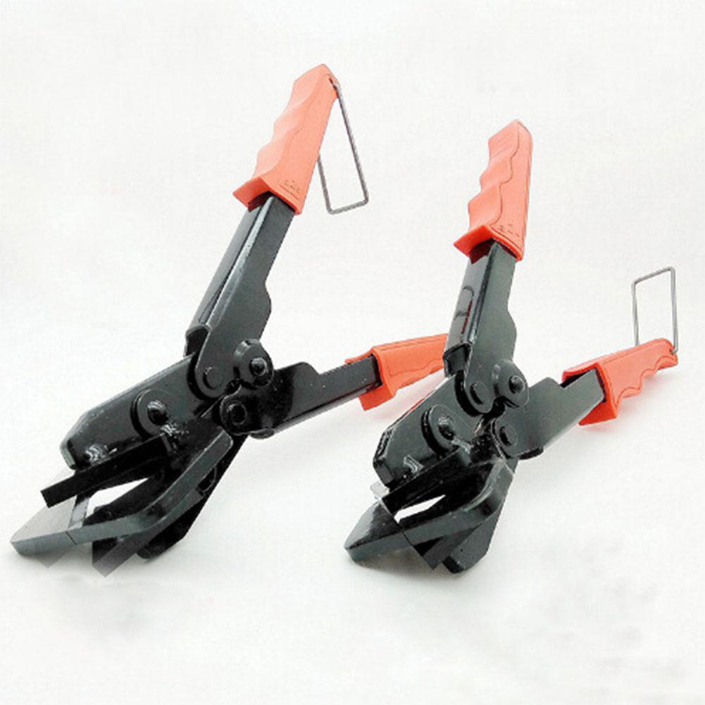 Stainless Steel 45 90 Degree Foldable Pliers Clamp U Type Edge Trimming Scissors