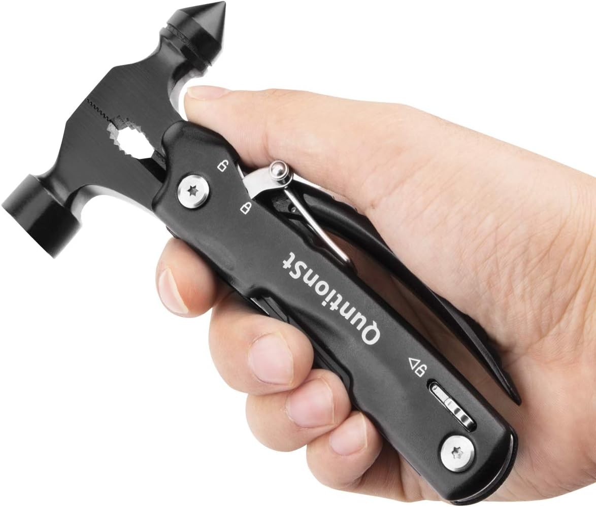 Mens Stocking Stuffers Gifts Men Survival Hammer Multitool,Christmas Gifts Dad