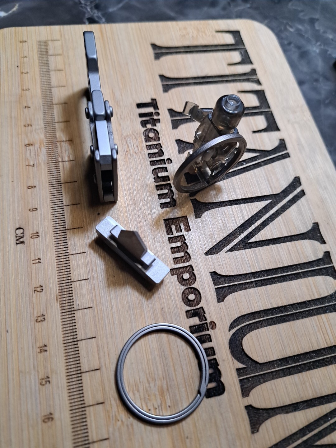 Titanium Alloy Carabiner Multi-Tool