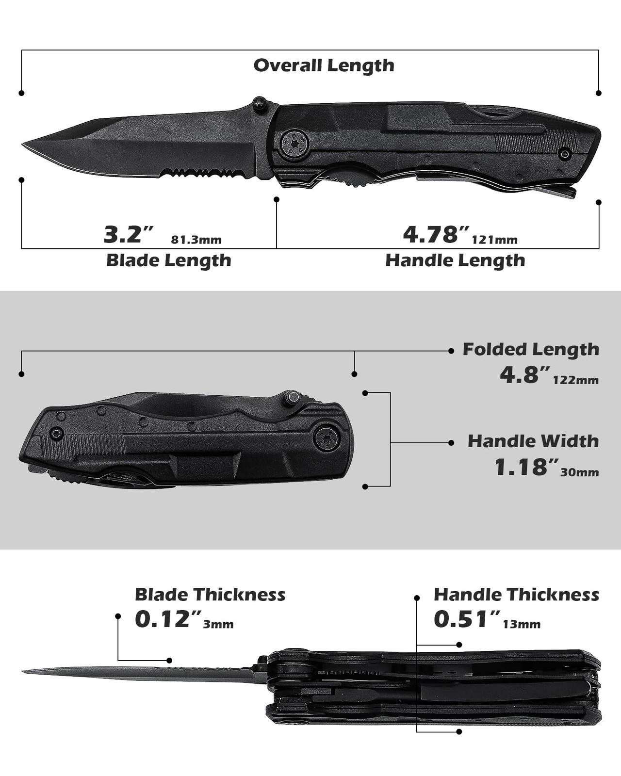 Multi-Tool 19-in-1 Essential Survival Tools and Multitools Plier- Gift for Me…