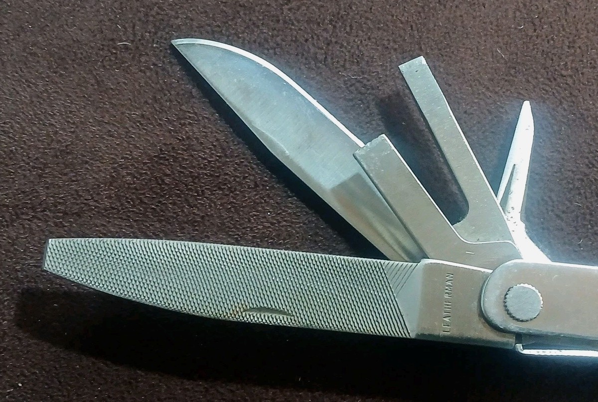 Vintage Pat. Pend. Letherman Super Tool With Blk Nylon Sheath, U.S.A.