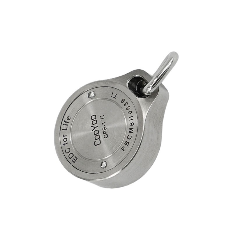 Mini Titanium Keychain Compass for Outdoor Camping Travel EDC Necklace Pendant