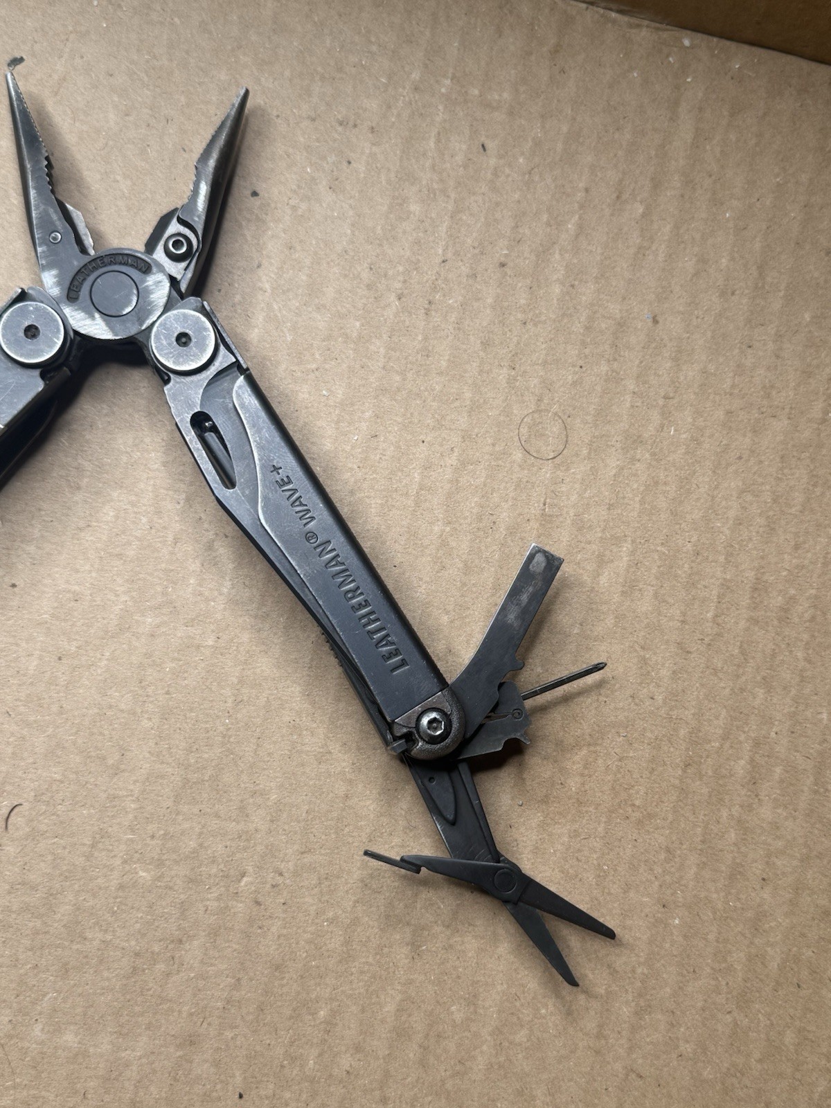 Leatherman Wave+ Plus 18-In-1 Black Oxide Multi-Tool Pliers