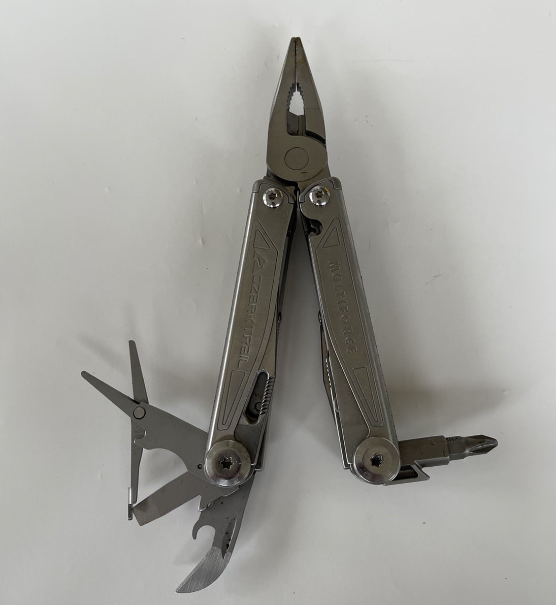 Ozark Trail Multiforce Multi-Tool Stainless Steel Plier Knife Saw, Fast Ship!!!