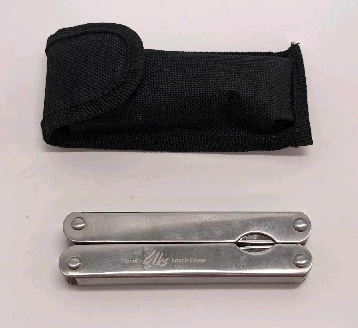 9-in1 Pocket Multi-Tool – Florida Elks Youth Camps – Plus Belt Holder