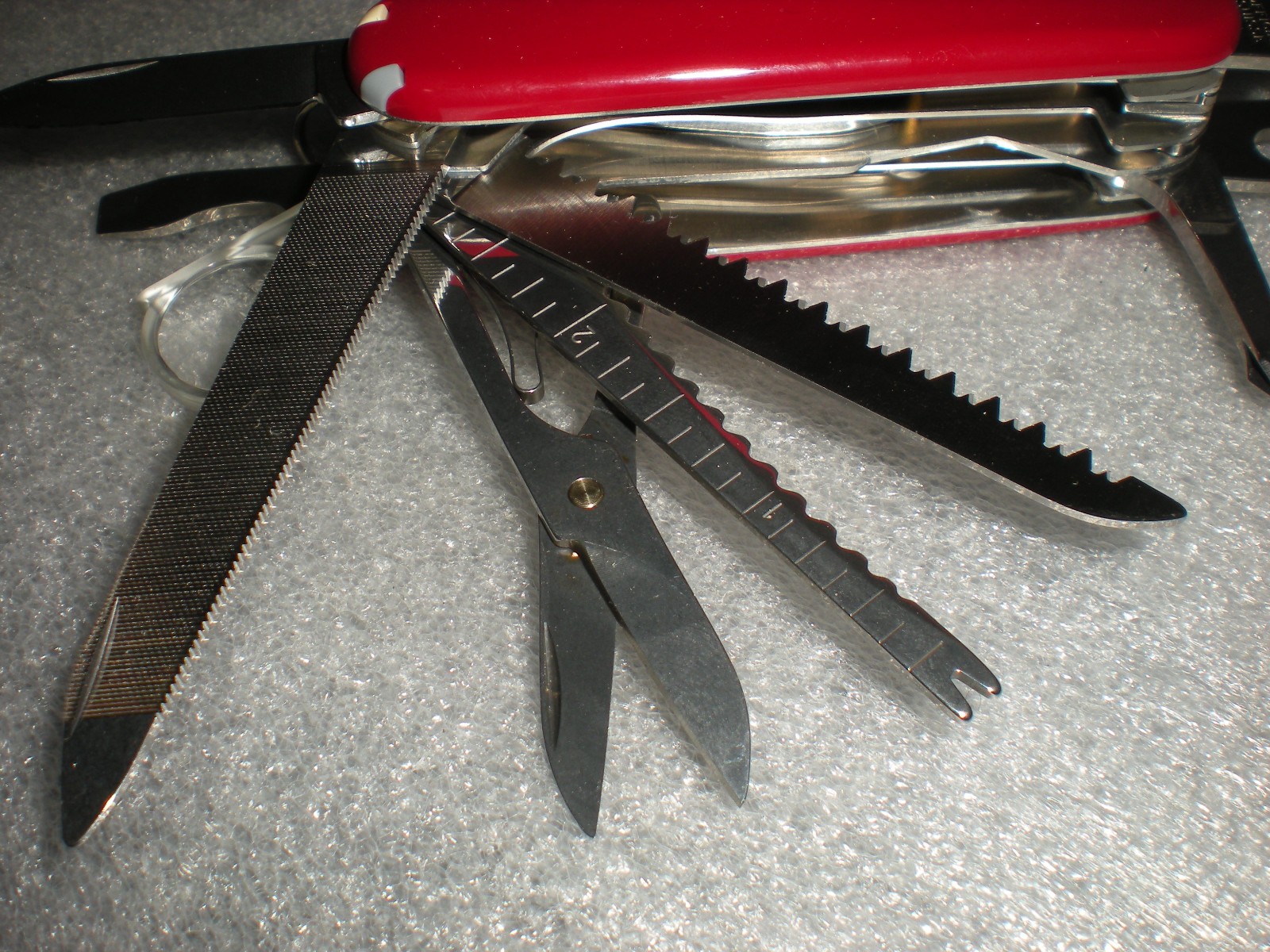 OEM Victorinox Officier Suisse Red Swiss Made Army Knife Multi Tool Saw Scissors
