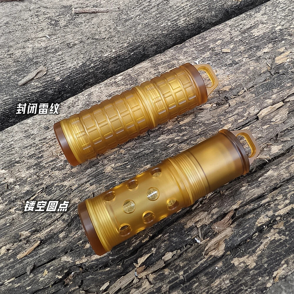 EDC Titanium Alloy PEI Paracord Perfume Storage Box EDC Toys Outdoor Tools Gift