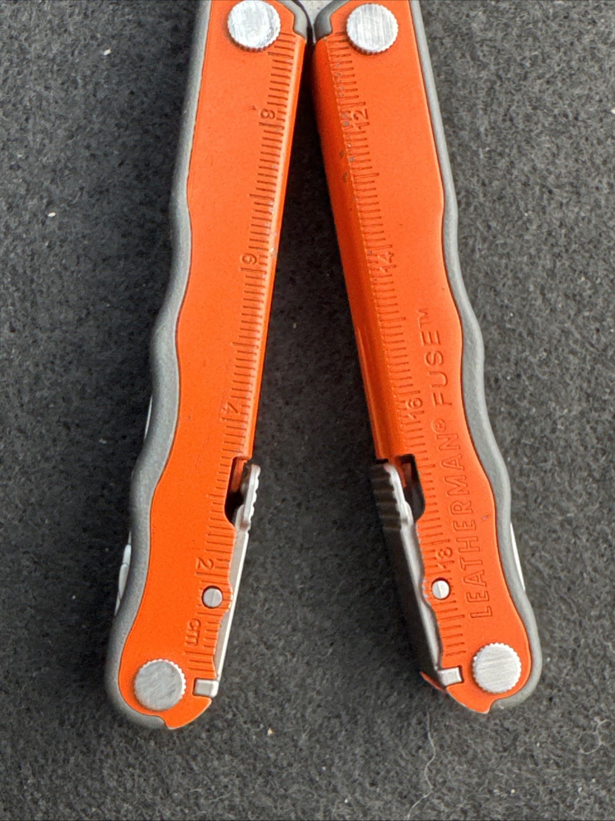 Limited Discontinued Leatherman Fuse Orange Multi-Tool Knife Plier