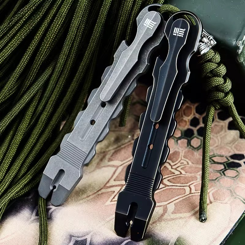 6AL4V Titanium Alloy Pocket Pry Bar EDC Tool for Outdoor