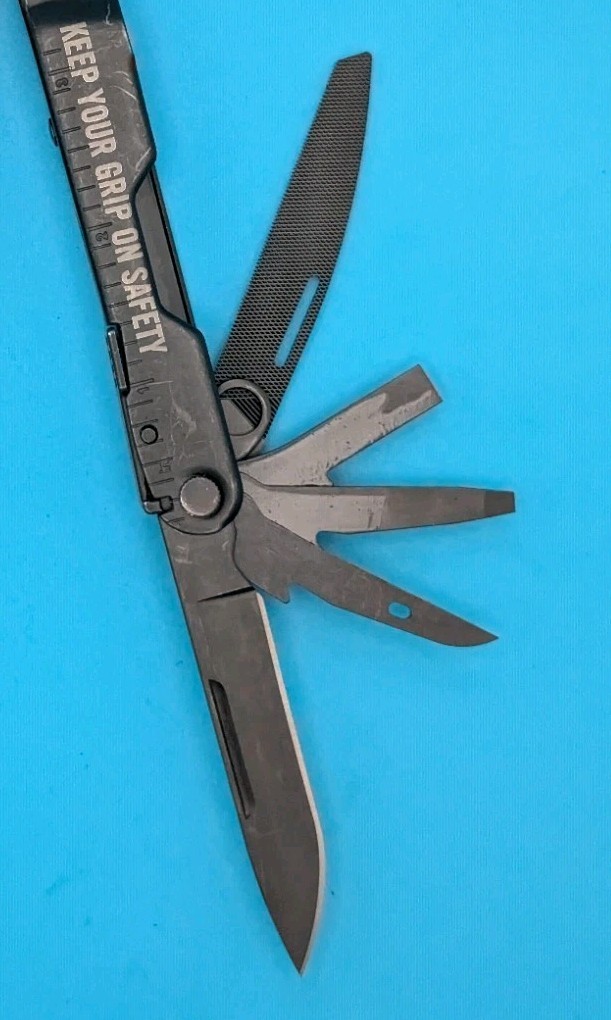 Leatherman Rebar Multi-Tool! BLACK OXIDE! WITH SHEATH! KEEP YOUR GRIP ON SAFETY
