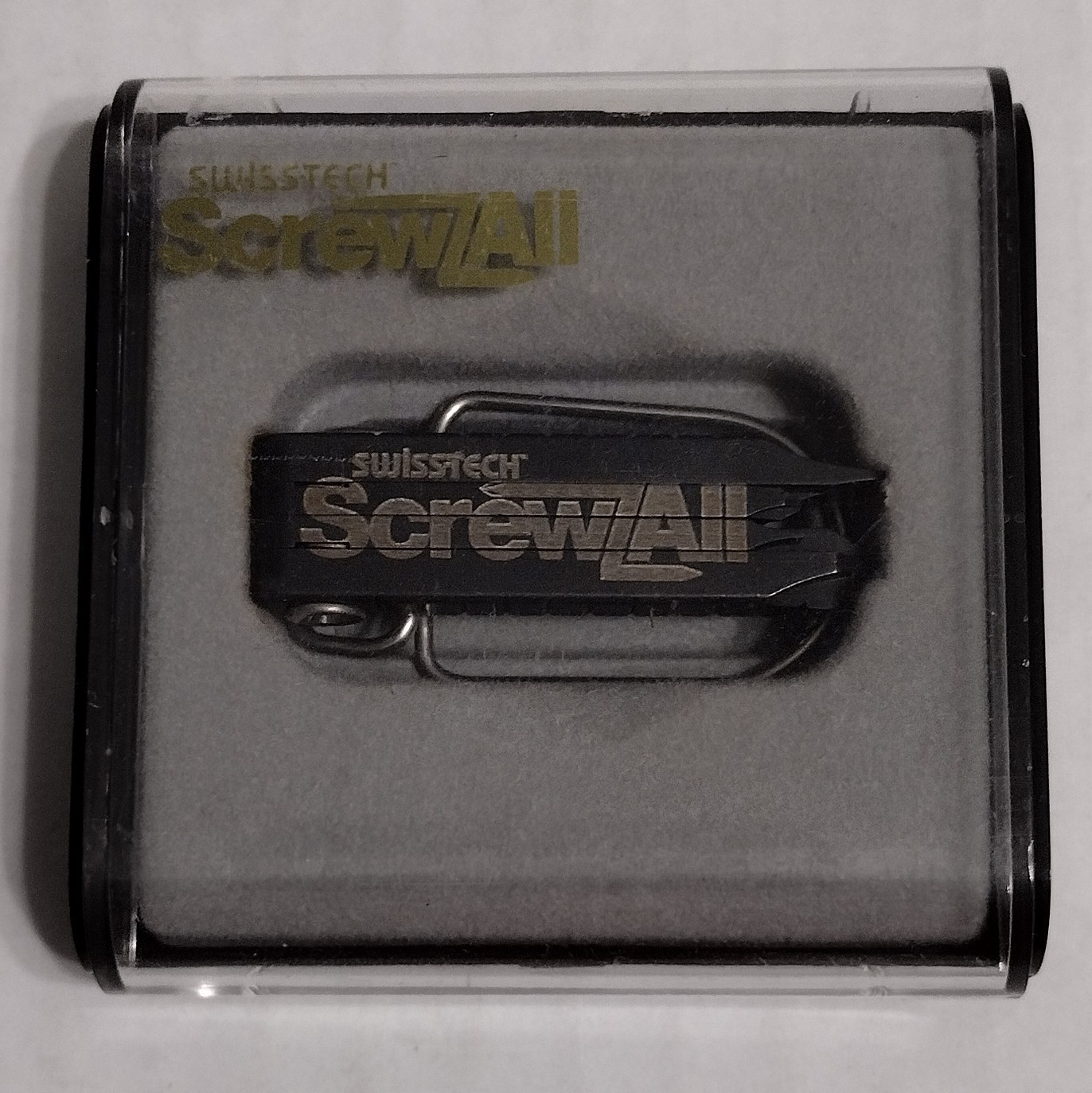Swiss+Tech Screwz-All 4-in-1 Key Ring Tool Folding EDC Keychain Screwdriver NEW