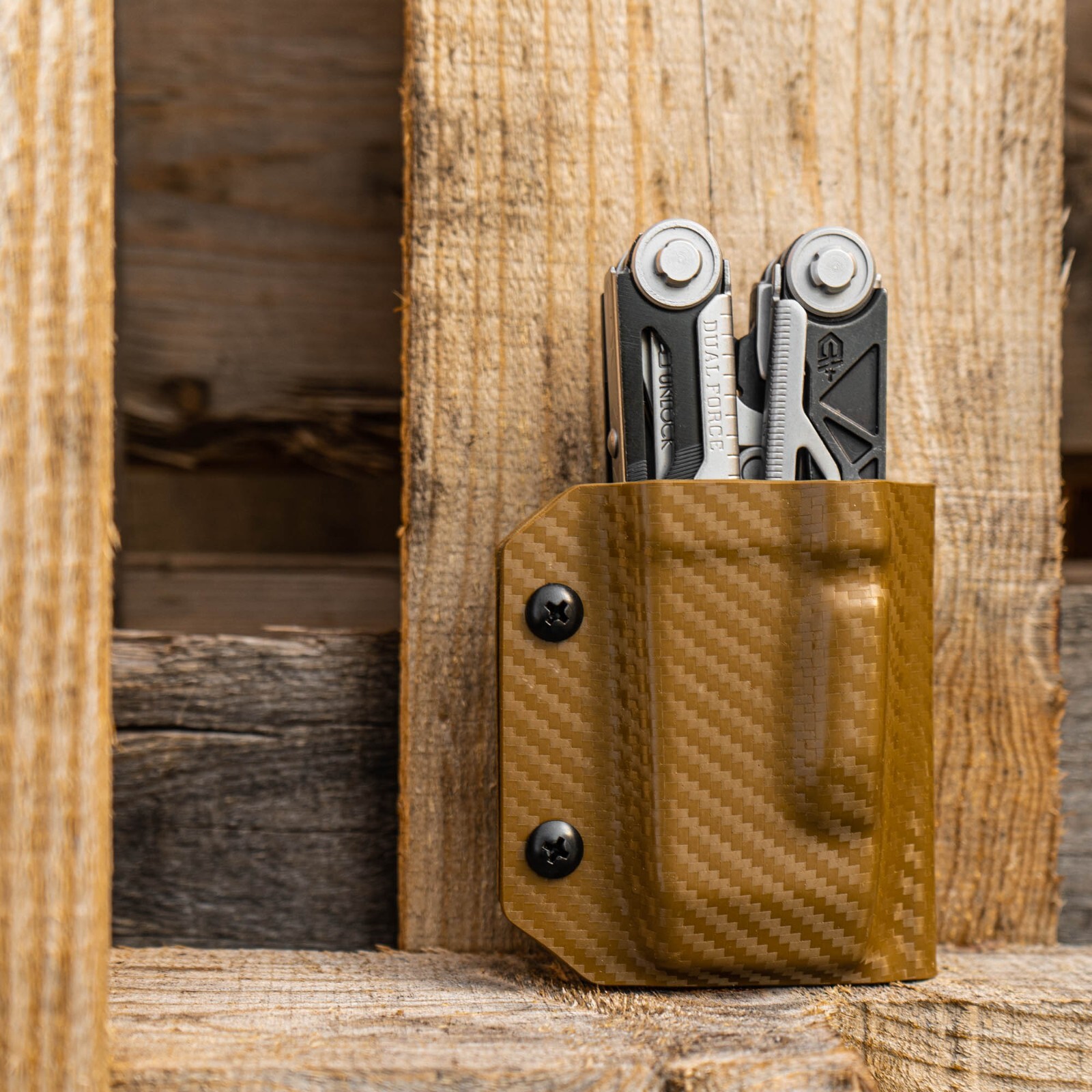 Clip & Carry Kydex Multitool Sheath for Gerber Dual-Force Multi Tool – USA Made!