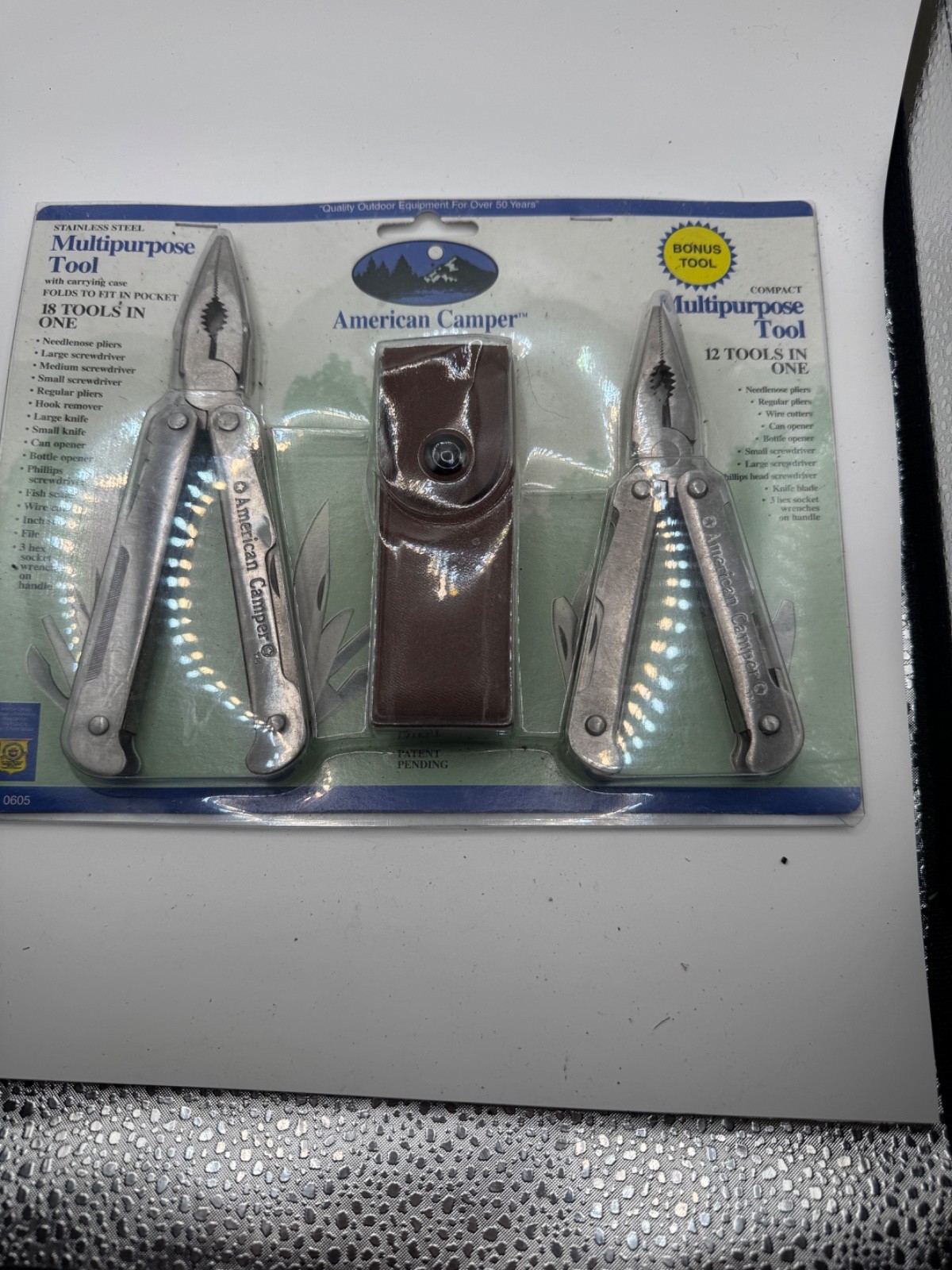 Vintage American Camper Multi-Tools NEW In Original Packaging