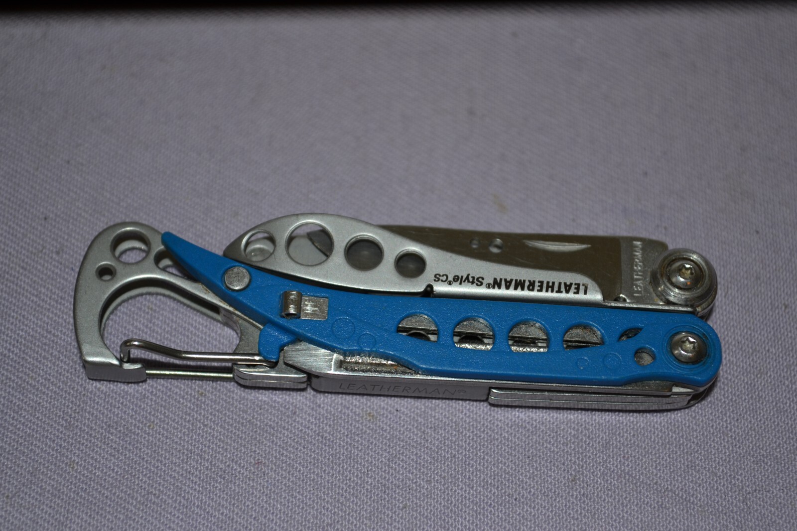 Leatherman Style CS Blue Stainless Multi-Tool Knife USA – Discontinued — Great