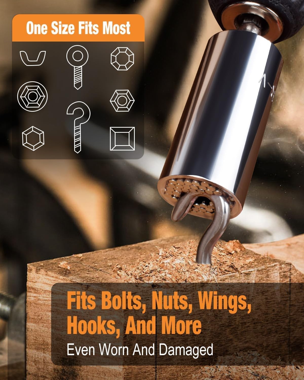 Fathers Day Dad Gifts from Daughter Son, Super Universal Socket Tools Gifts f…