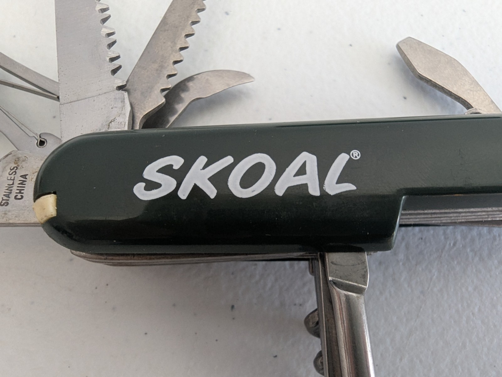 Vintage SKOAL Multi-Tool Chew Tobacco Promotional Swiss Style Army Utility Knife