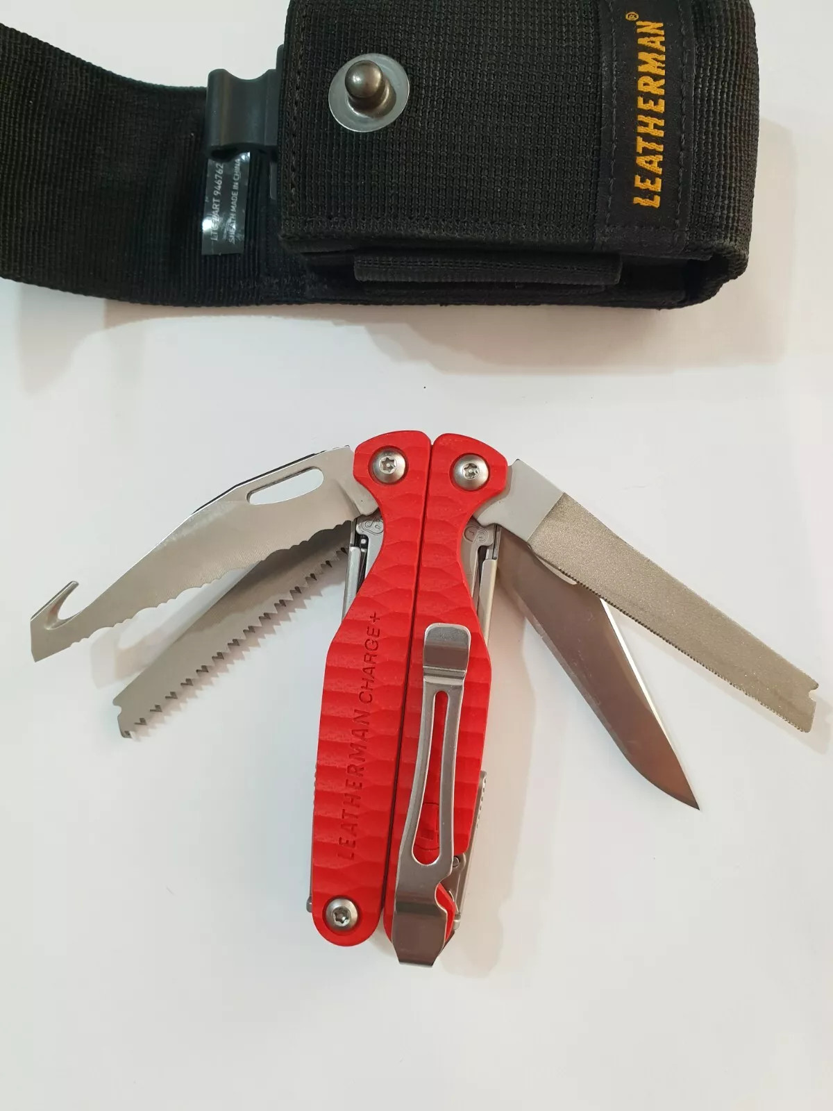 🔥🔥 Leatherman Style CS Retired Used Multi Tool Collectable Keychain Rare Blue
