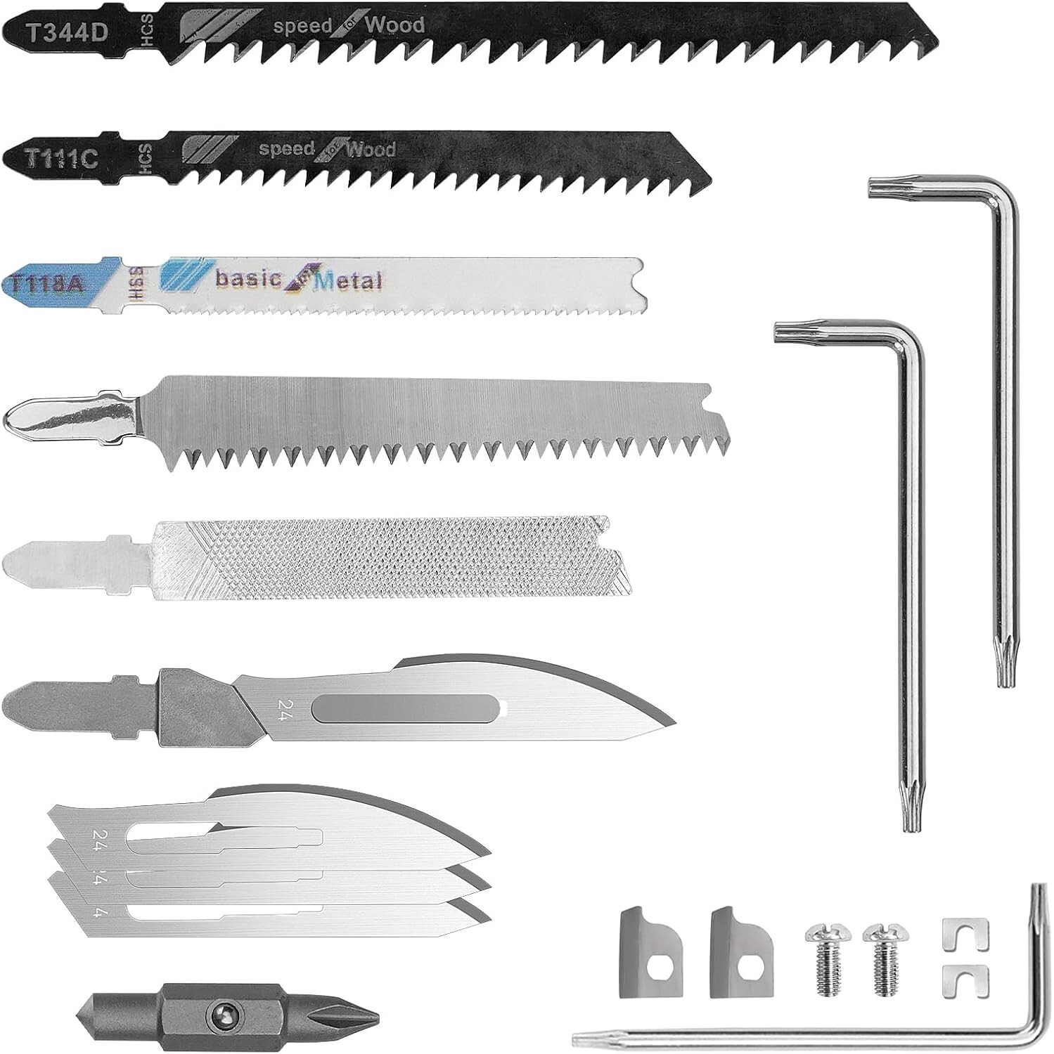 BIBURY Multitool Pliers Spare Parts Kit, Replaceable Wire Cutter, Screwdriver &