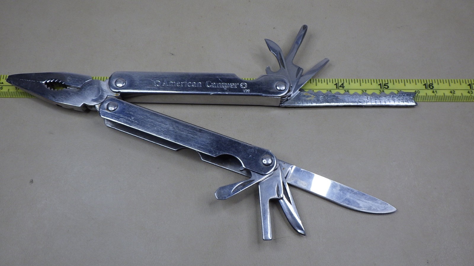 American Camper Stainless Steel Multi-Tool Pliers