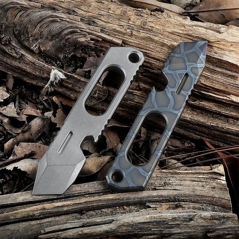 New Titanium Alloy Pocket Pry Bar Crowbar Opener Portable Outdoor EDC Multi Tool