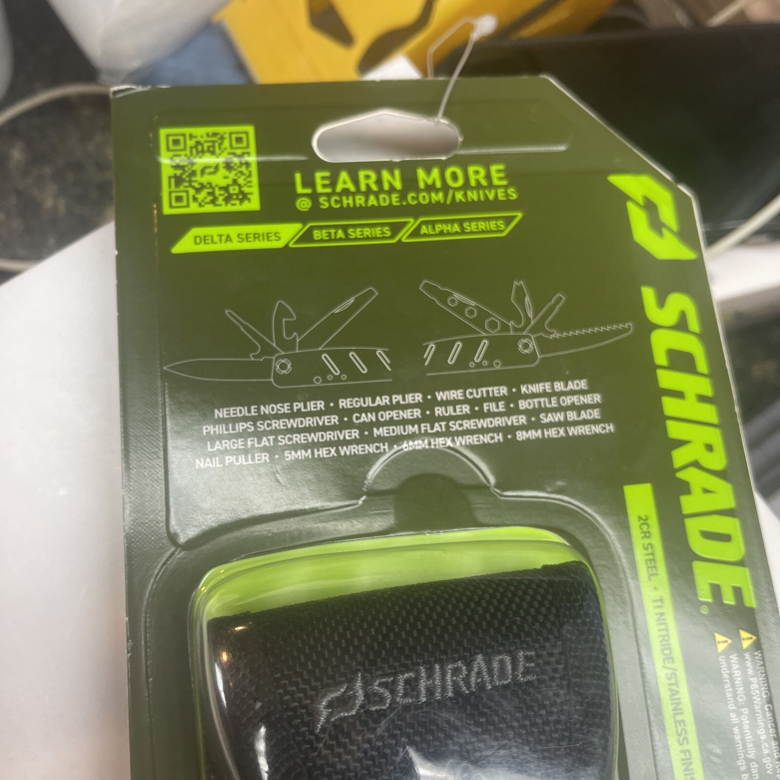 NEW Schrade Tough Tool Multi Tool Knife 16 Tools Camping Shop W/Sheath