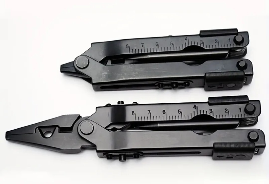 Outdoor Survival Multitool , Stainless Steel , 13 In 1 Compact Pocket Knife ,…
