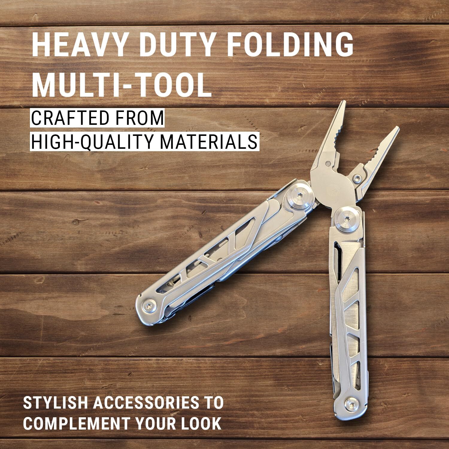 Epg Heavy Duty Multitool Nylon Case And Screwdriver Bits 18 Stainless Steel Lock