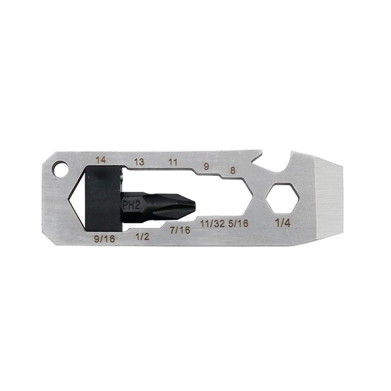 EDC Multitool Card Stainless Steel Pocket Tool Wrench Screwdriver For Camping