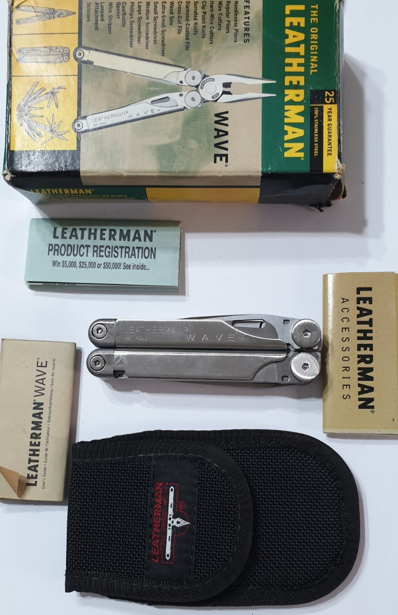 🔥🔥 Leatherman Original Wave OG New Retired Very Rare Box Collectable Pat Pend