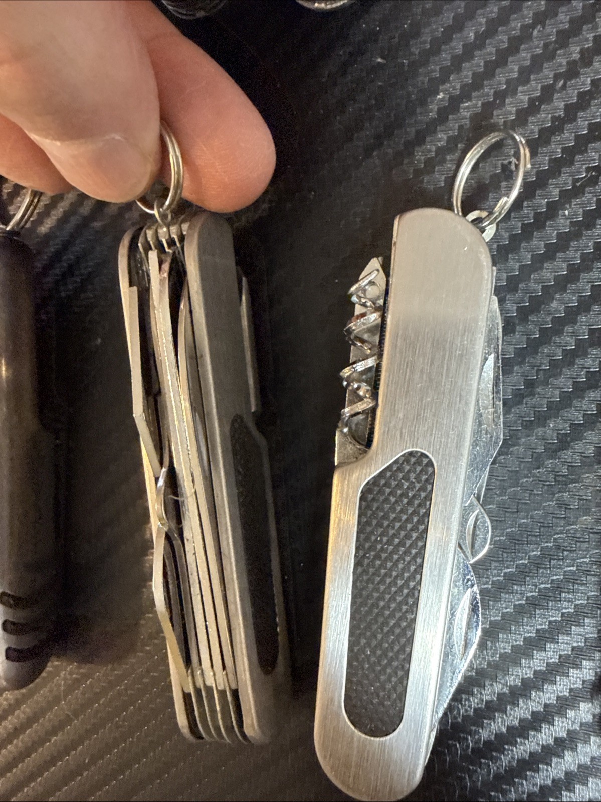 6 Multi Tool Folding Pocket Knife Outdoor Survival Compact Multitool