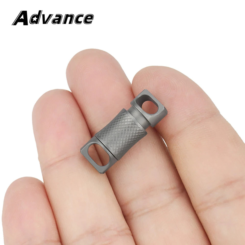 1Pc Titanium Alloy Keychain Buckle Portable Pocket Tool Accessories Outdoor EDC
