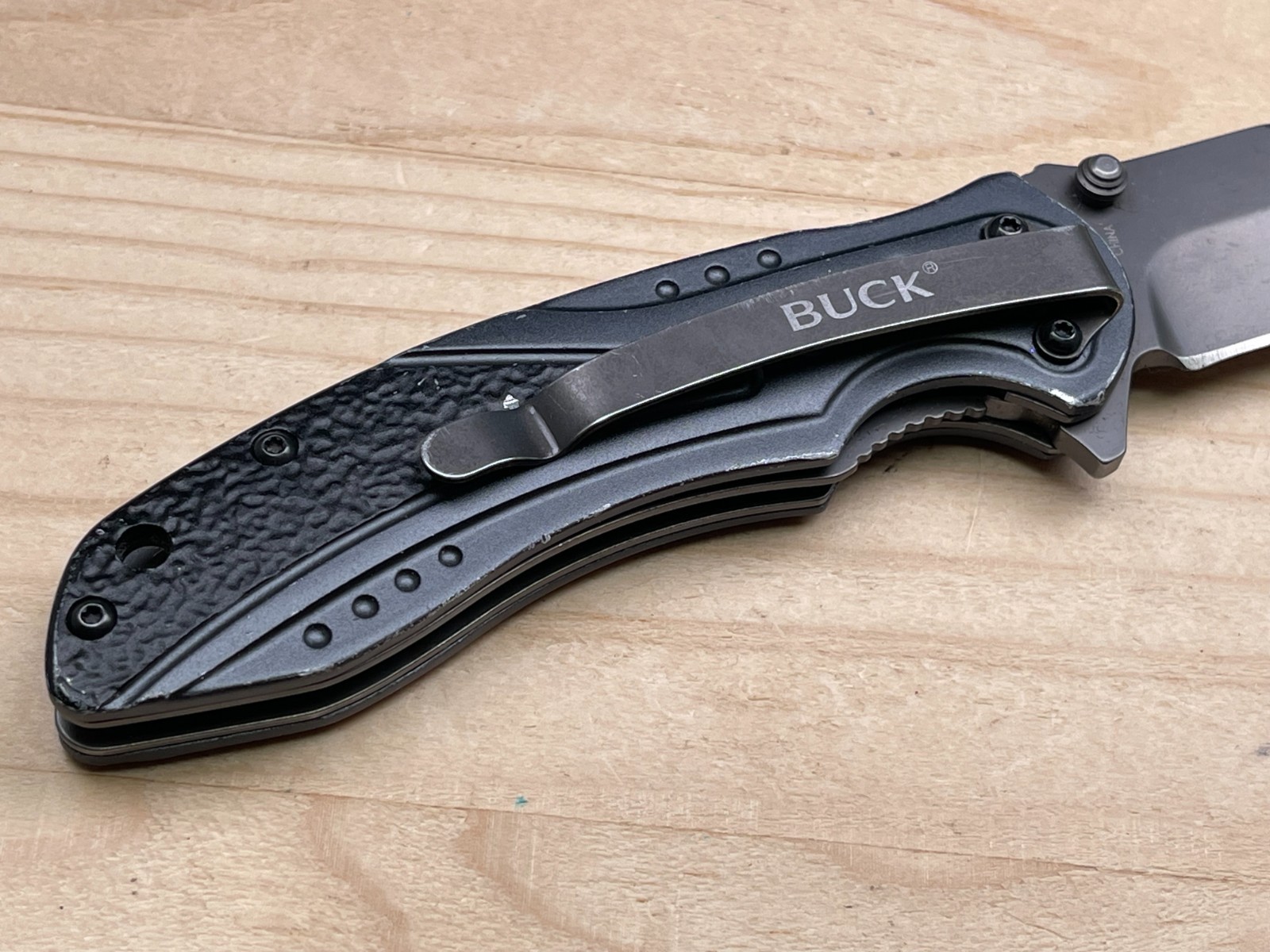 Buck Trigger 865 Liner Lock Folding Flipper Pocket Knife Aluminum – Discontinued