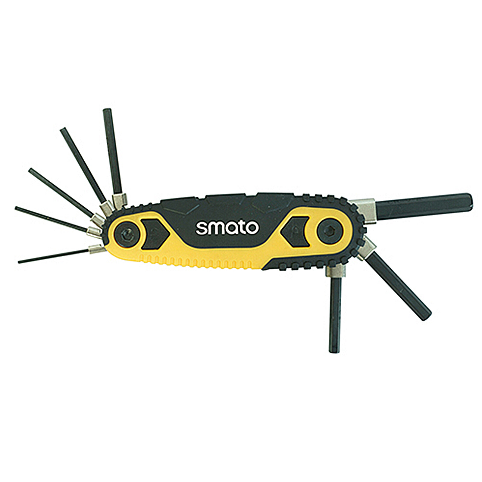 8PCS Locking & Folding Hex Key Set Multi Tool Outdoor Repair SM-8HLI(3/32~1/4″)