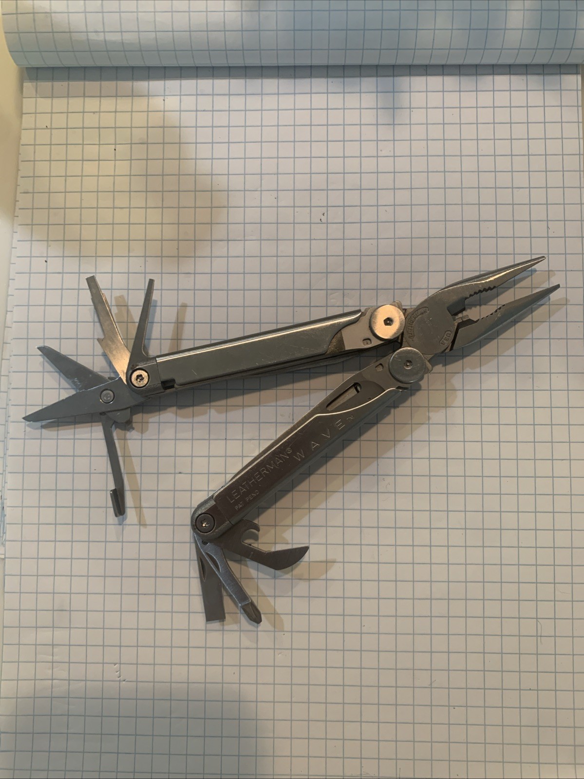 2000 Leatherman Wave Multi-Tool Knife With Sheath Very Clean 0200 Date Code