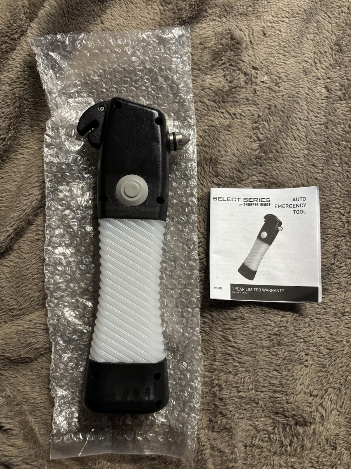 Auto Emergency Tool (5 Safety Tools in 1) Select Series by Sharper Image NEW