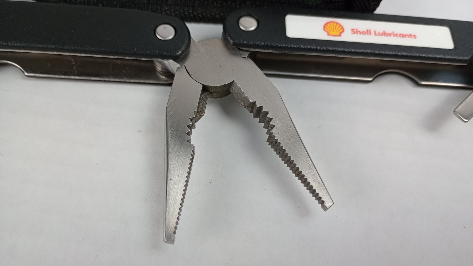 Multi Tool Camping Hunting Green Canvas Case Shell Lubricants Logo