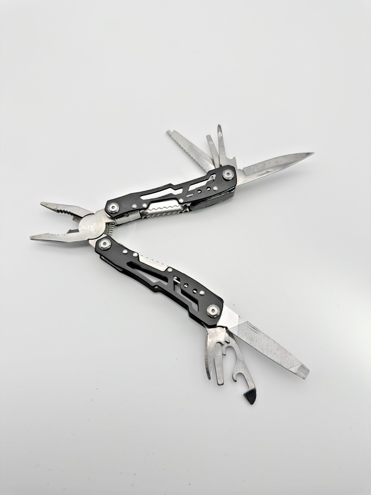 Multi Tool Pliers Knife Saw File Bottle Opener Screwdriver EDC Camping