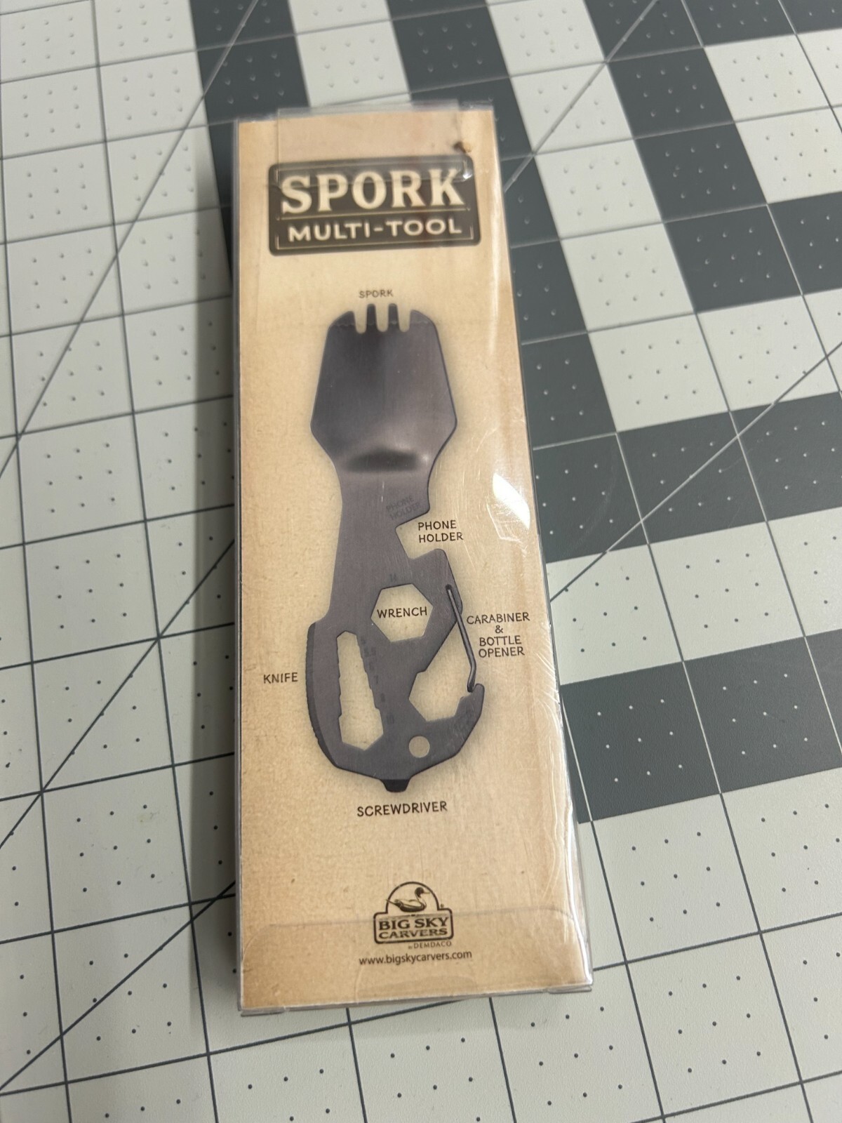 New 2-pack lot RARE Spork Multi-Tool Big Sky Carvers Knife Bottle Opener Wrench