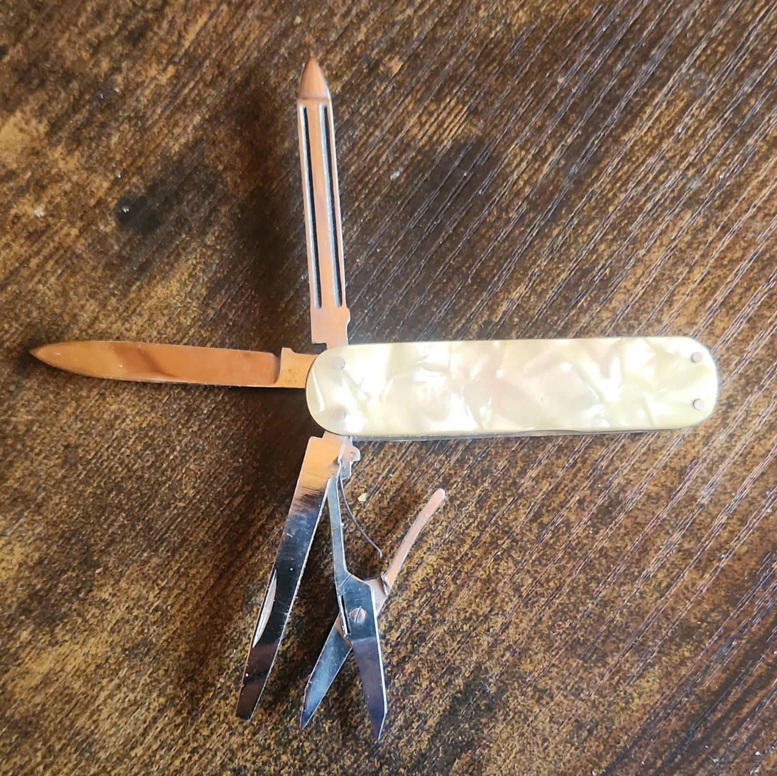7up The All-Family Drink Solingen Multi-Tool Knife Scissors File Cream Stainless