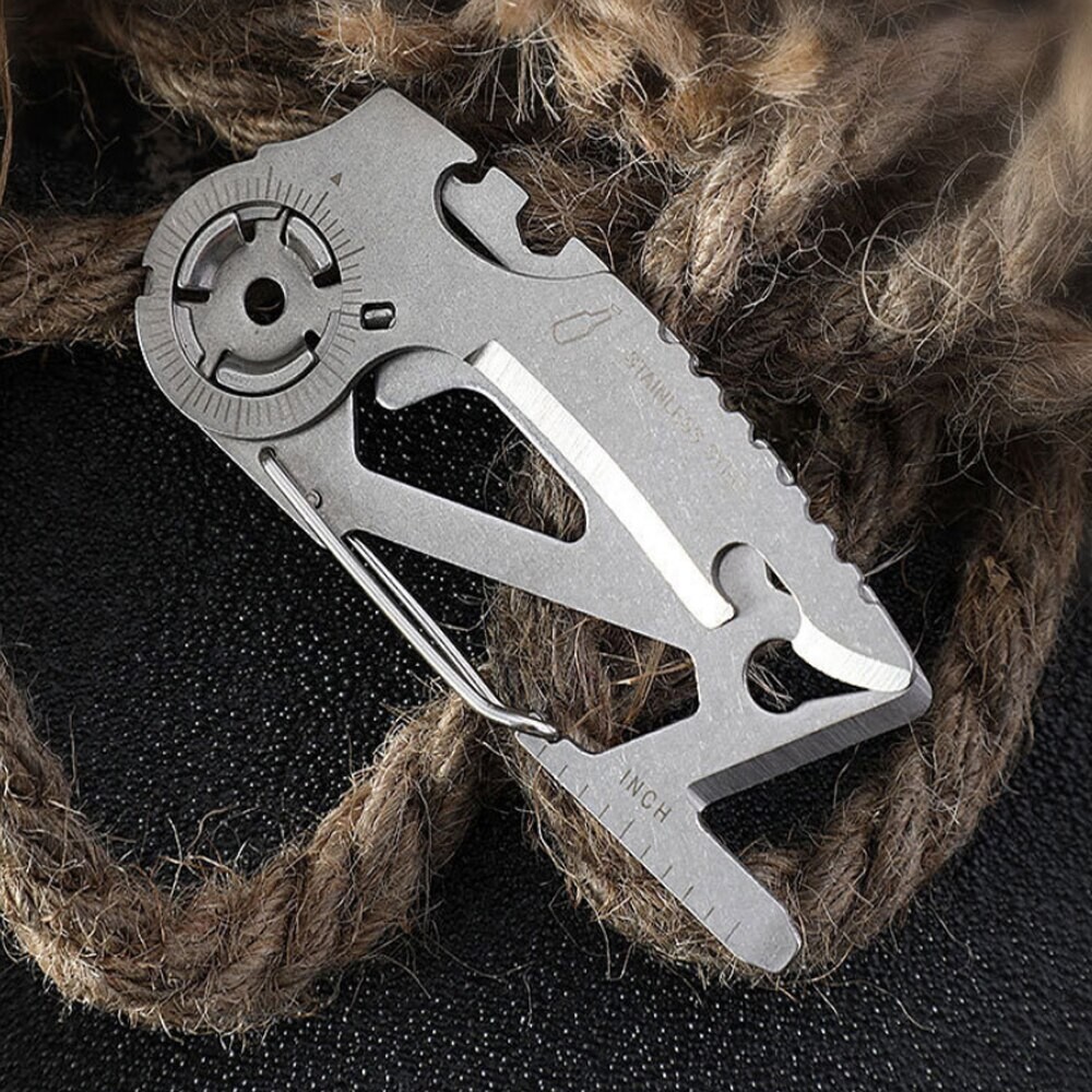 Card Folding Knife Multi Function Purpose Tool Escape Survival Best Backpacking