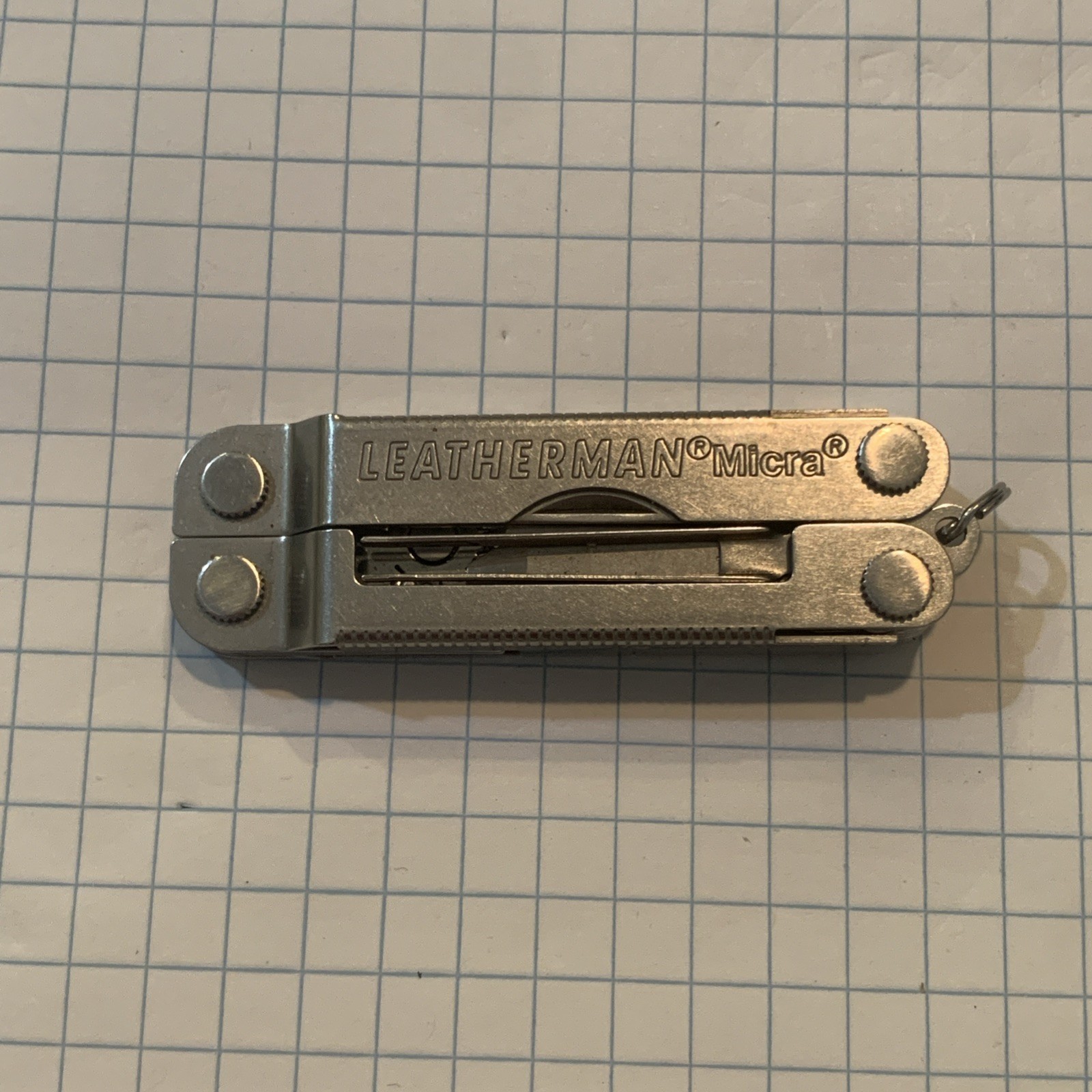 Leatherman Micra Pats Pend Mini Multi-Tool Silver VGUC