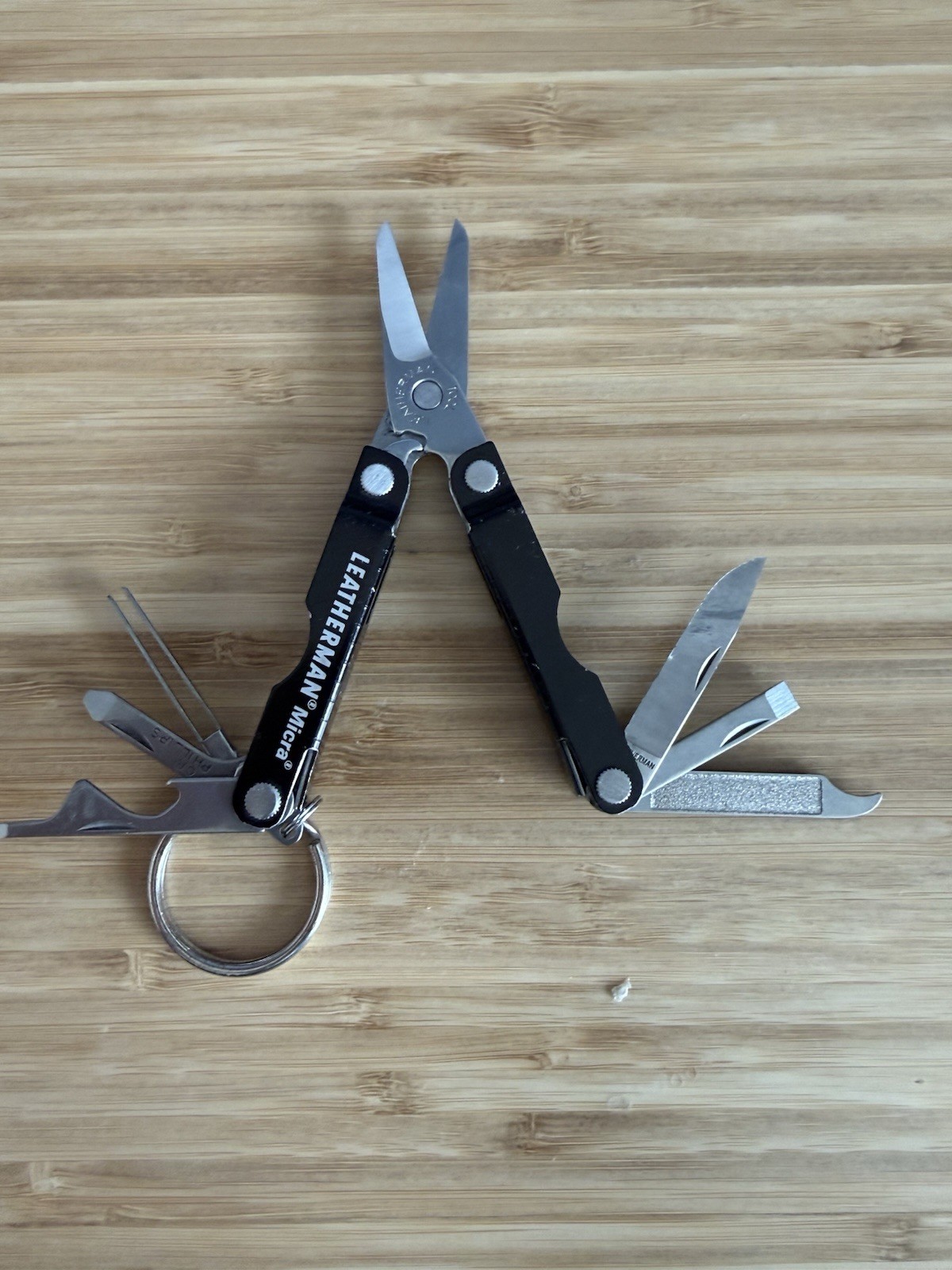 RARE Collectible Leatherman SUPREME MICRA Multi Tool Multitool Knife Black