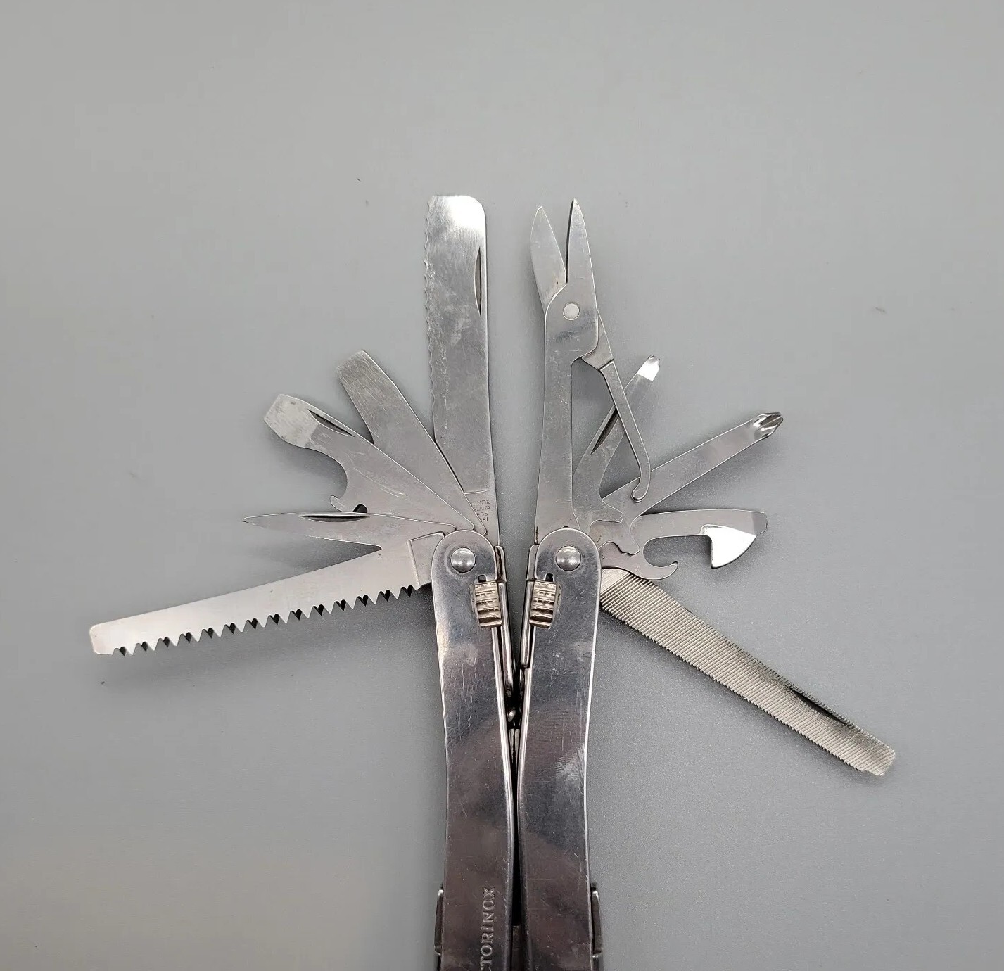 Victorinox Swiss Tool X Multi Tool w/ Leather Sheath – 28 Tools-Scissors Version