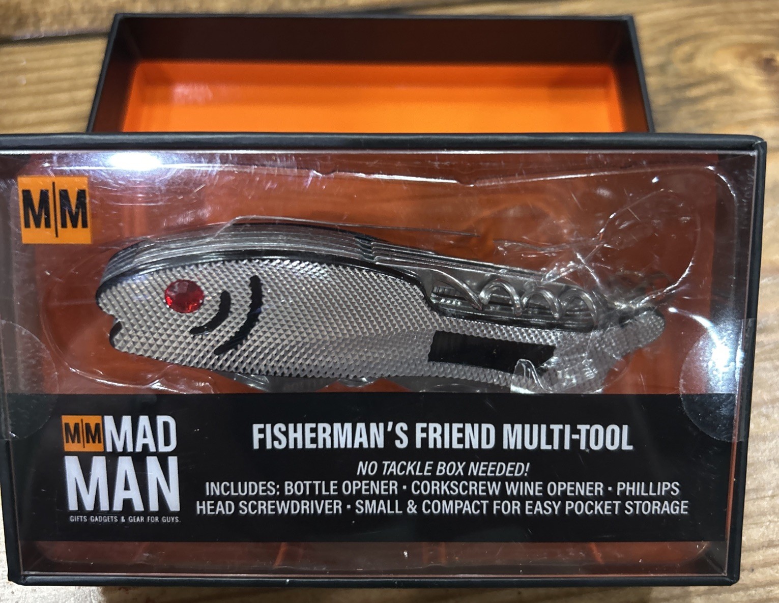 MAD MAN MM Fisherman’s Friend Multi-Function Pocket Tool Father’s Day Easter DAD