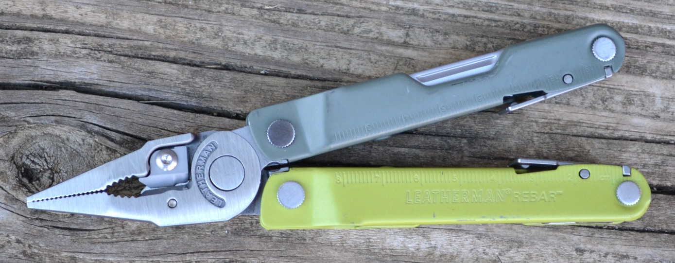 OEM Leatherman Rebar Mossy Slate Multi-Tool Knife Pliers & Other Tools — Great