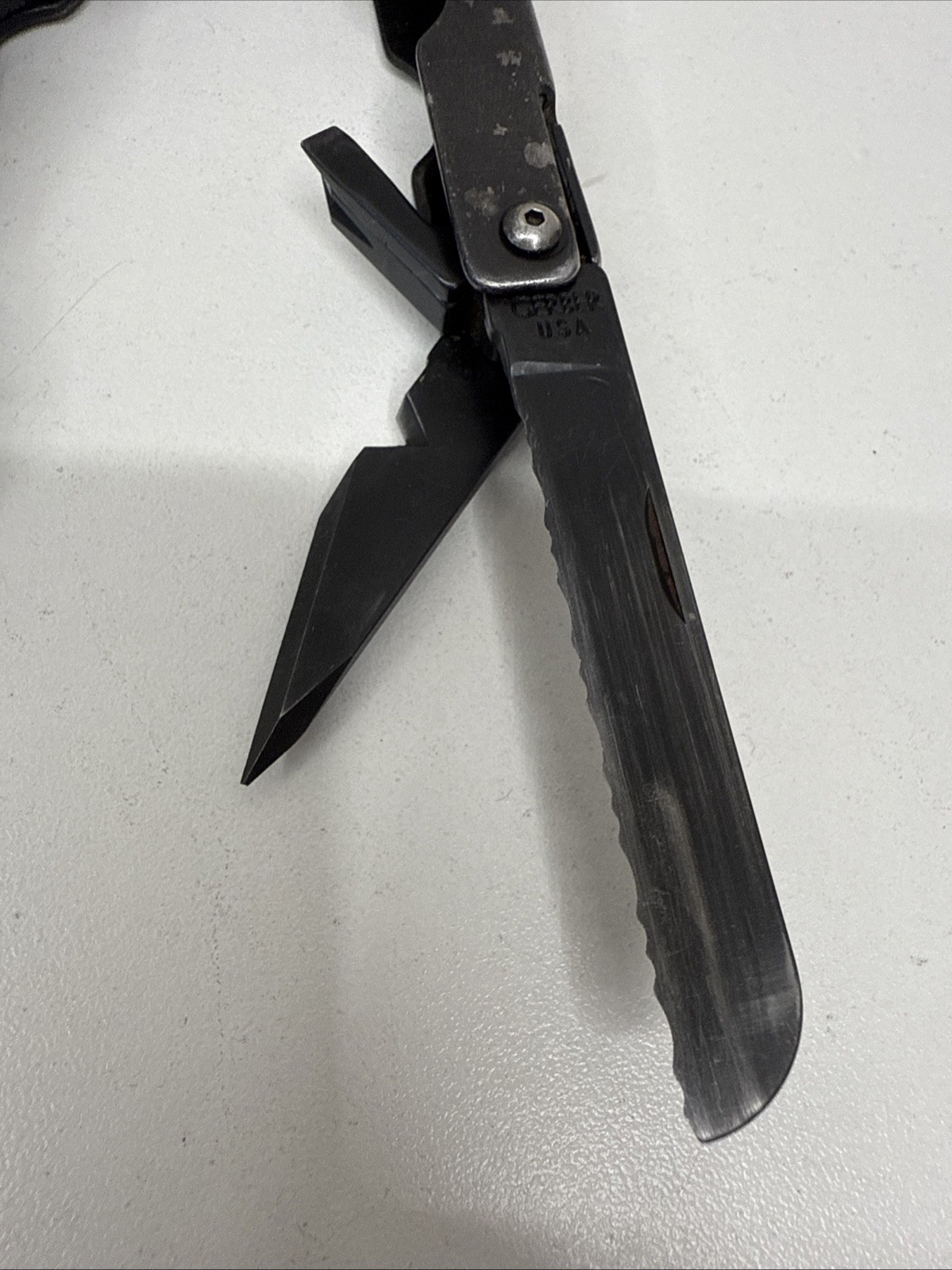 Vintage Gerber MP600 Blunt Nose Multi Plier Folding Tool Knife File