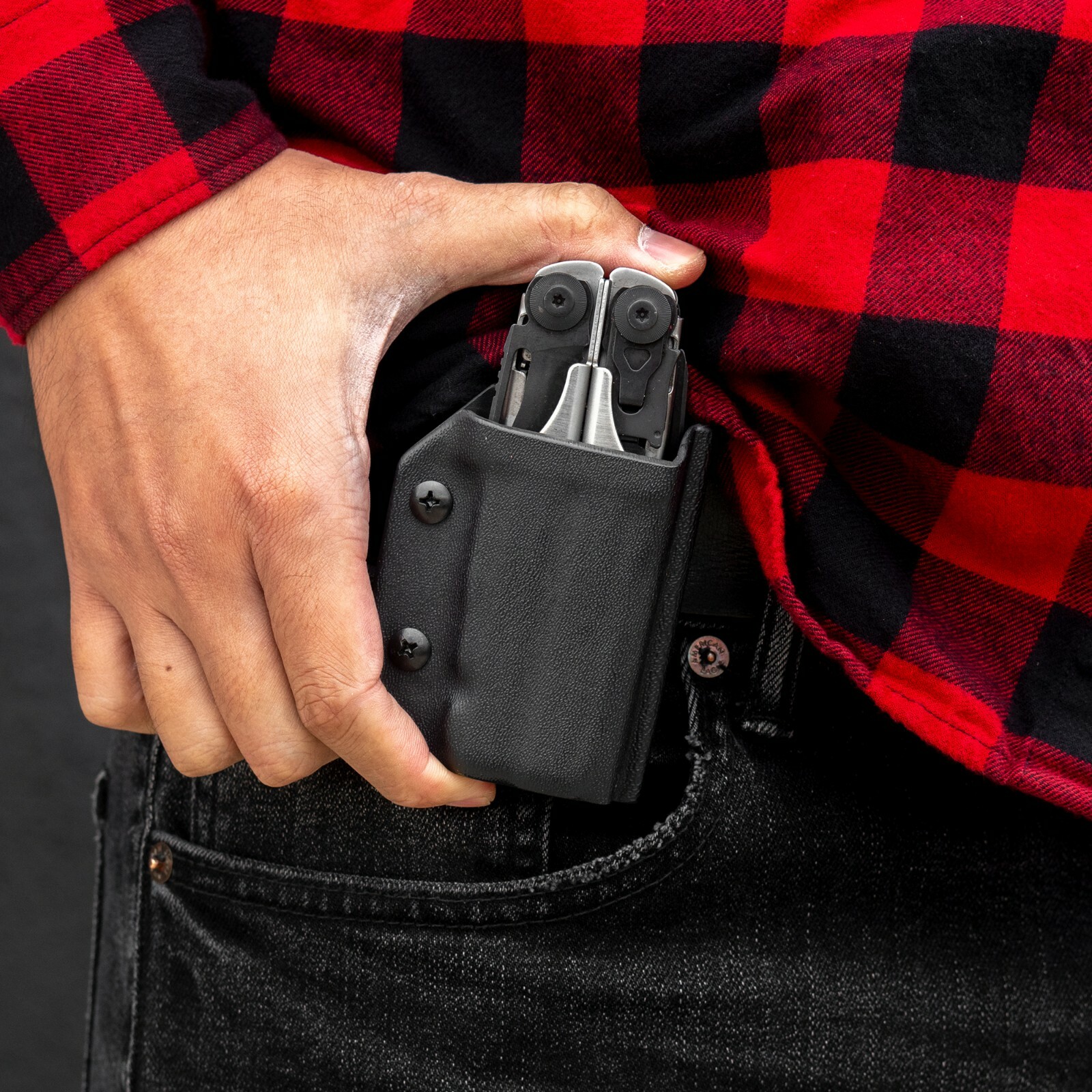 Clip & Carry Kydex Multitool Sheath fits Leatherman Surge – USA Made