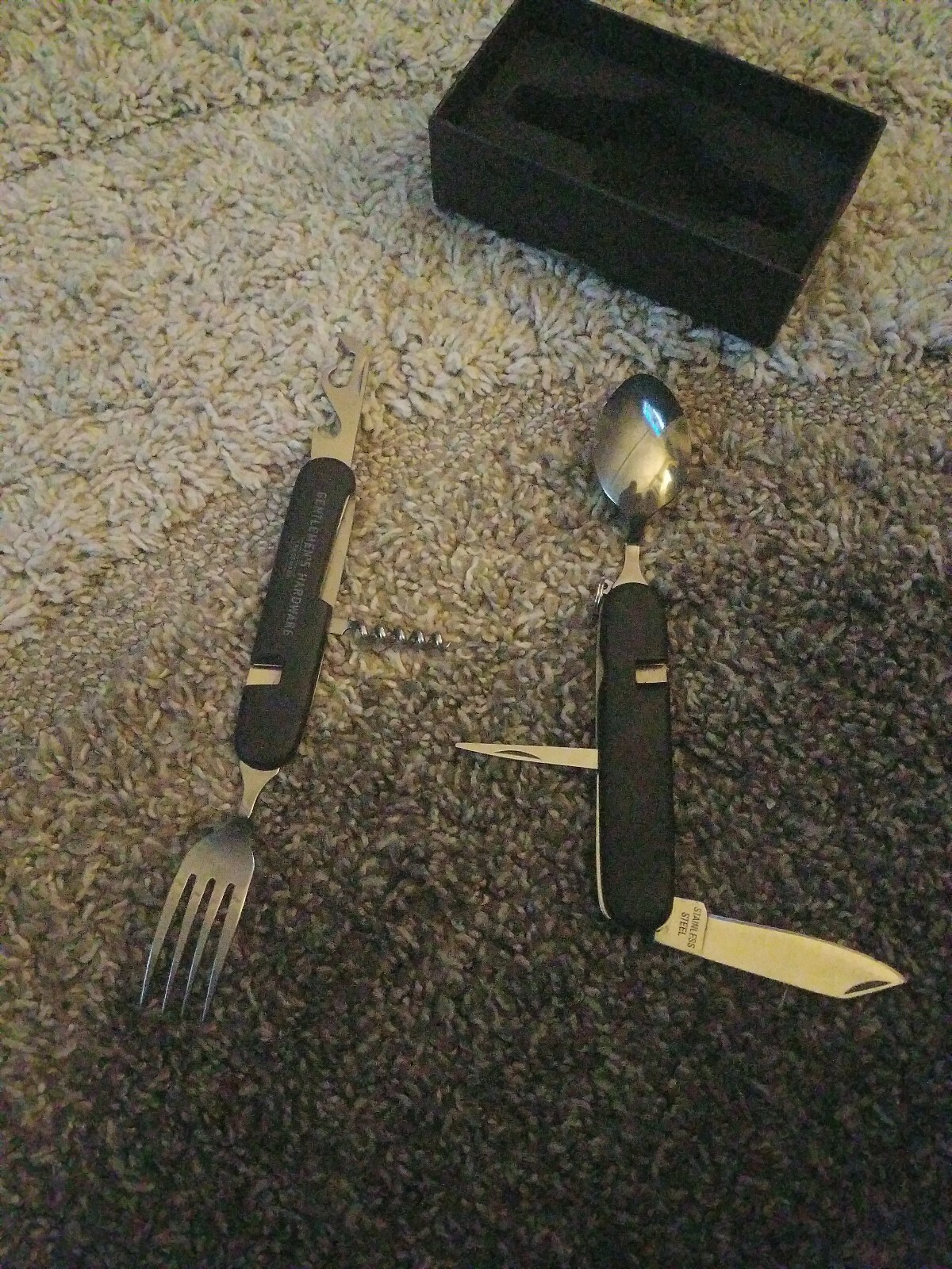 Gentlemen’s Hardware 6in1 Camping Cutlery Tool Food for Thought No 5 knife fork
